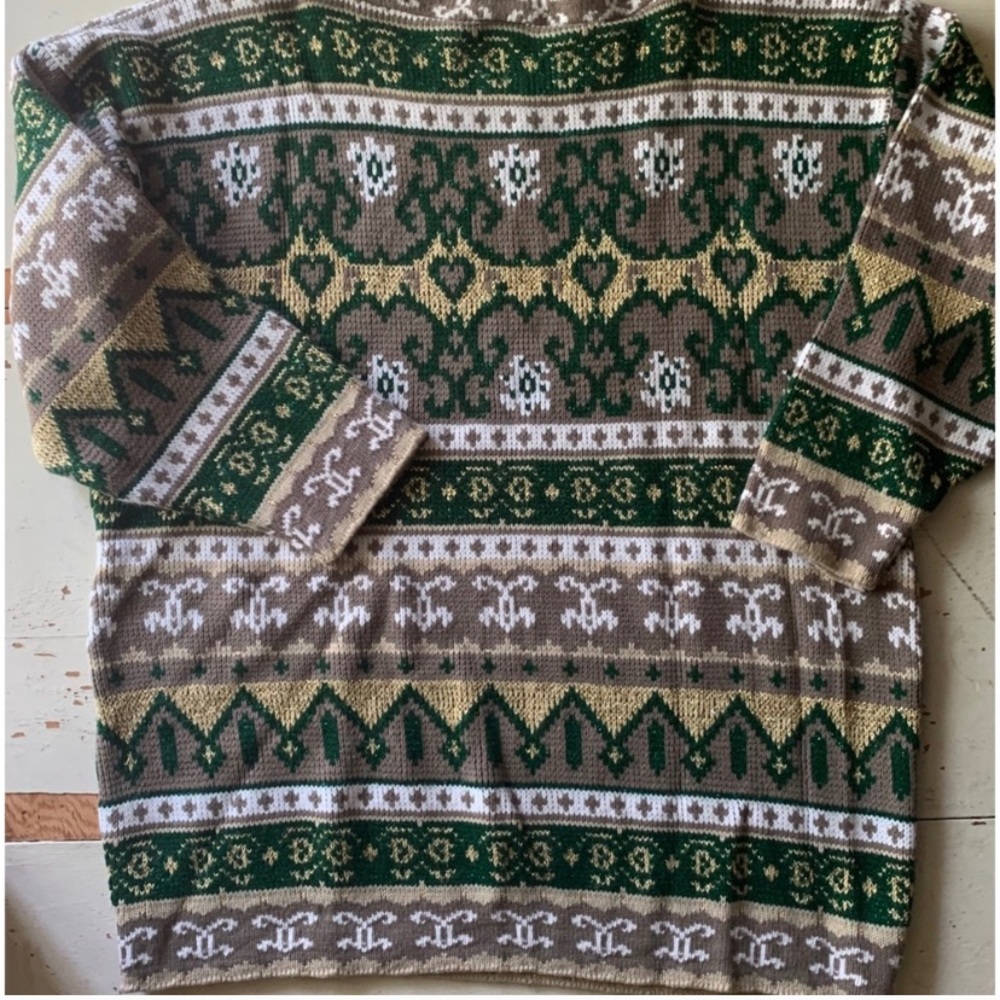 vintage Arielle metallic knit sweater - Picture 7 of 12